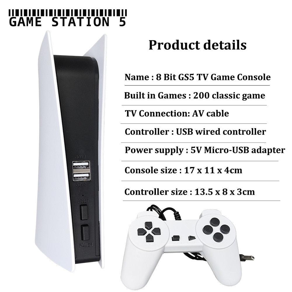 GS5 8-Bit Handheld Game Console