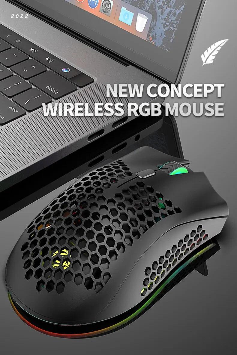 BM600 Wireless RGB Gaming Mouse - GameTime