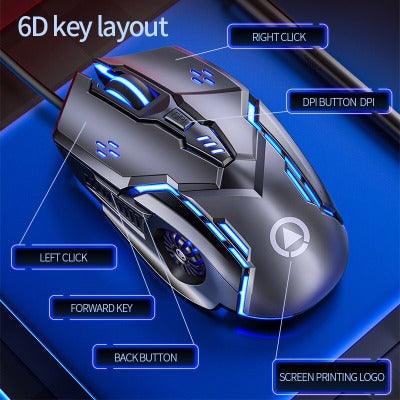 g5 wired backlit gaming mouse