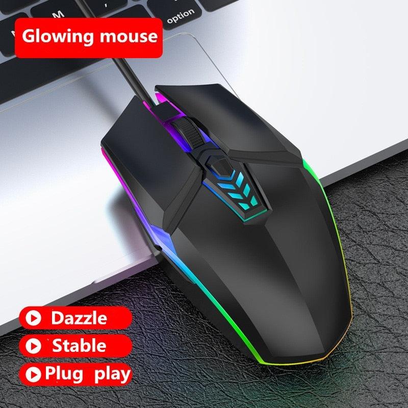 Ergonomic RGB Backlit New USB Wired Gaming Mouse